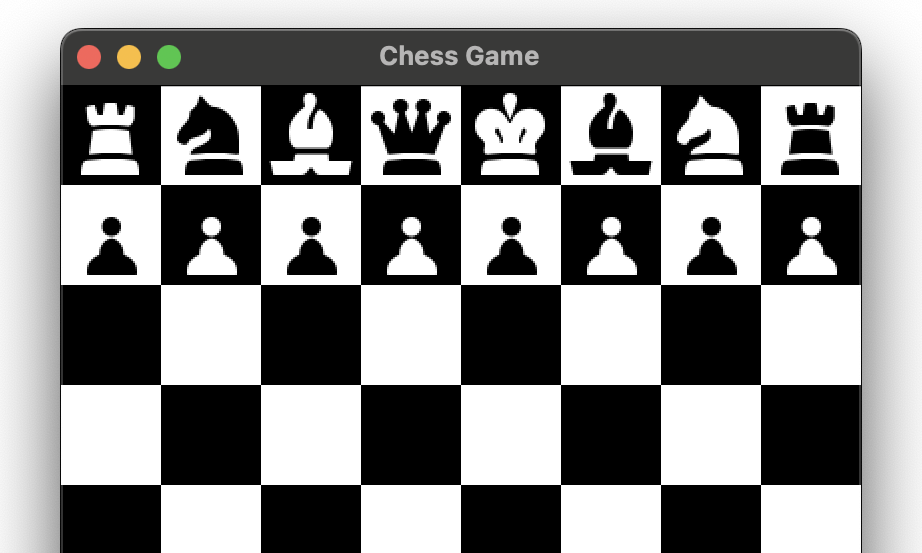 Chess AI project screenshot